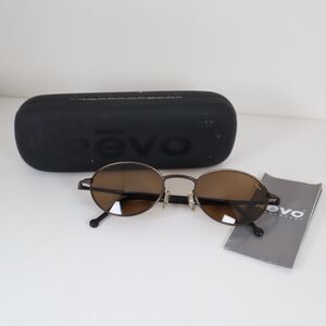 Vintage Revo RE 1121 058/61 Regent Oval Polarized H20 Lens Sunglasses 135mm